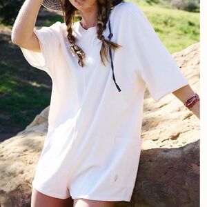 Free People Hot Shot Tee Romper